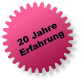 20 Jahre Erfahrung